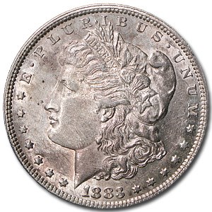 1883 Morgan Dollar AU 1883 Morgan Dollar AU